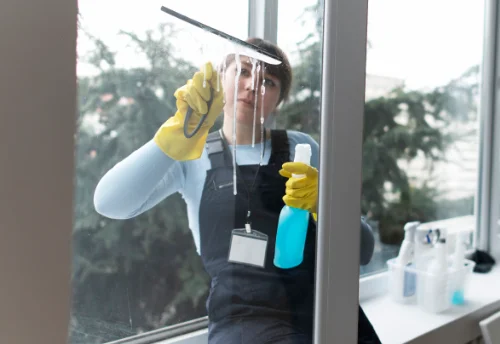 Nettoyage de vitres intérieures et extérieures à la Chapelle-Biche